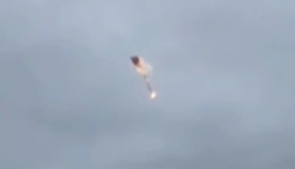 Watch: Russian Cruise Missile Shot Down By Ukraine Surface-To-Air Missile