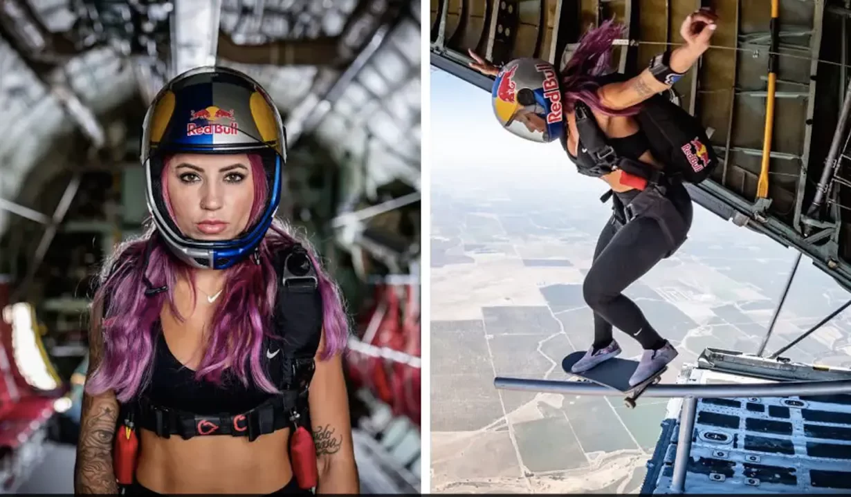 Watch: Skateboarder Grinds Out Of Plane At 9,022 Feet, Creates World Record