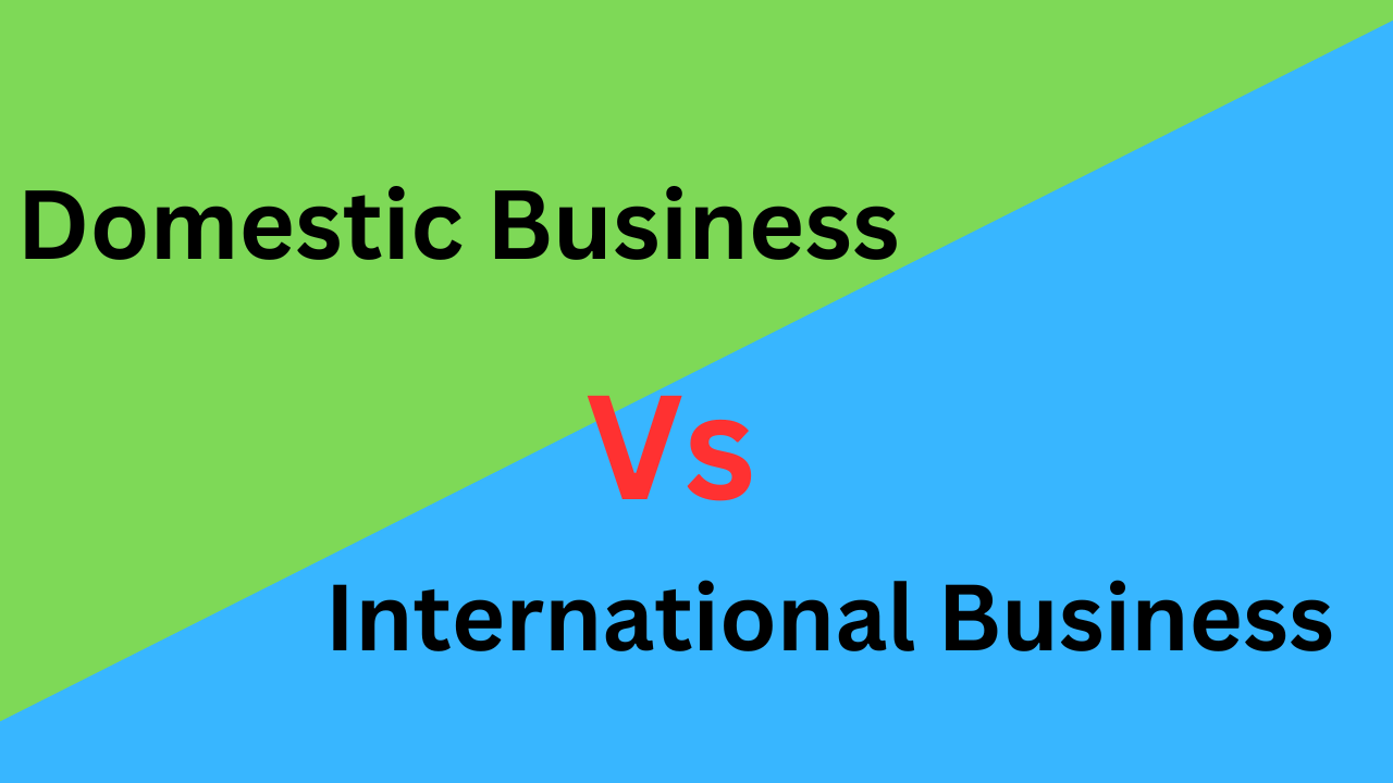 Differences Between Domestic and International Business