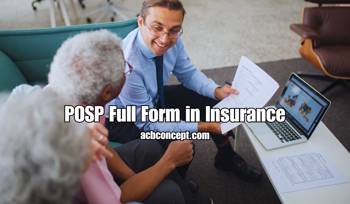 POSP Full Form in Insurance